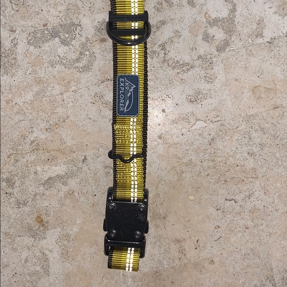 NWT K9 Explorer adj collar sz large yellow - Picture 12 of 12